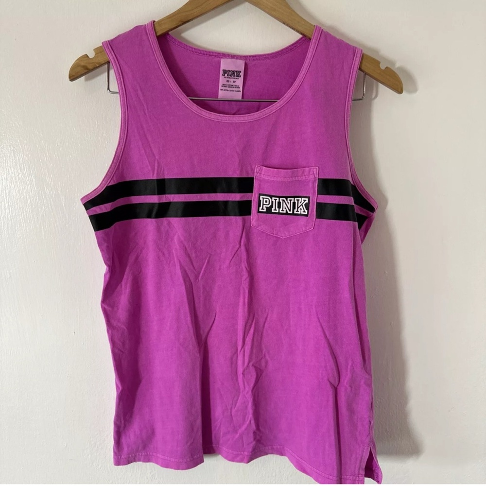 Victoria Secret Tank Top with Black Stripes size xs